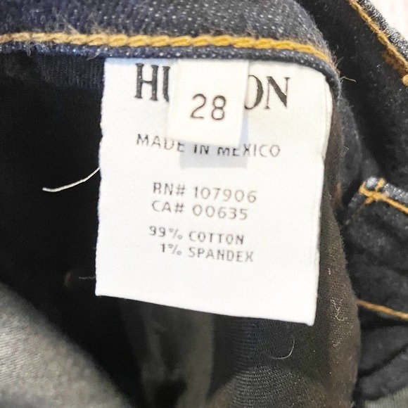 Hudson Blake Slim Straight Zip Fly Jeans Size 28 - Picture 14 of 15
